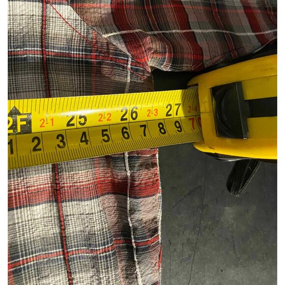 Kuhl Textured Short Sleeve Outdoor Button Shirt XL Mens Plaid Hiking - Picture 4 of 5